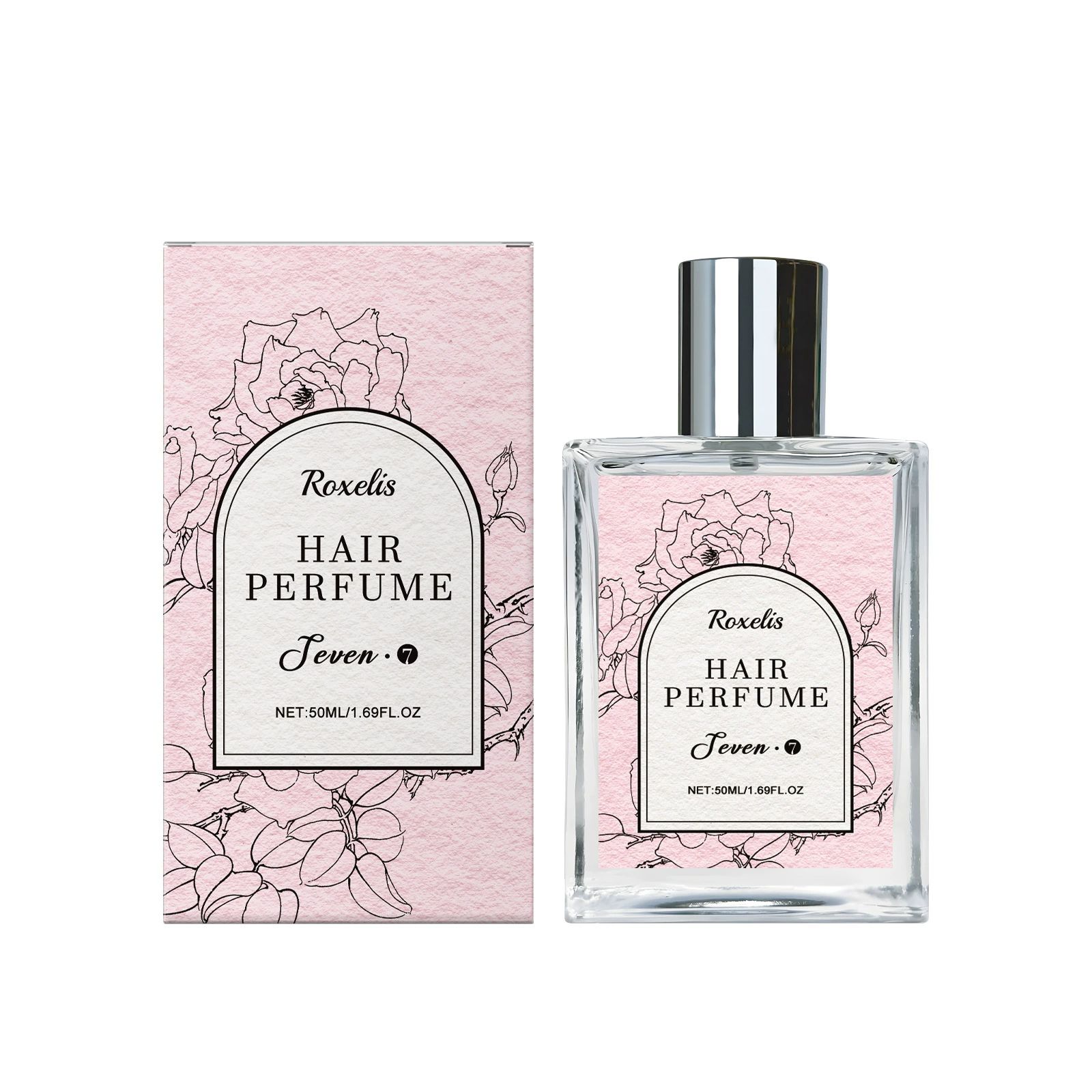 Hair Perfume Mist – 50ml Floral Rose Fragrance，Pheromone Perfume Collection, Pheromone Perfume, Perfume for Women, Roller Ball, Enhanced Essence Phero Perfume Flavor