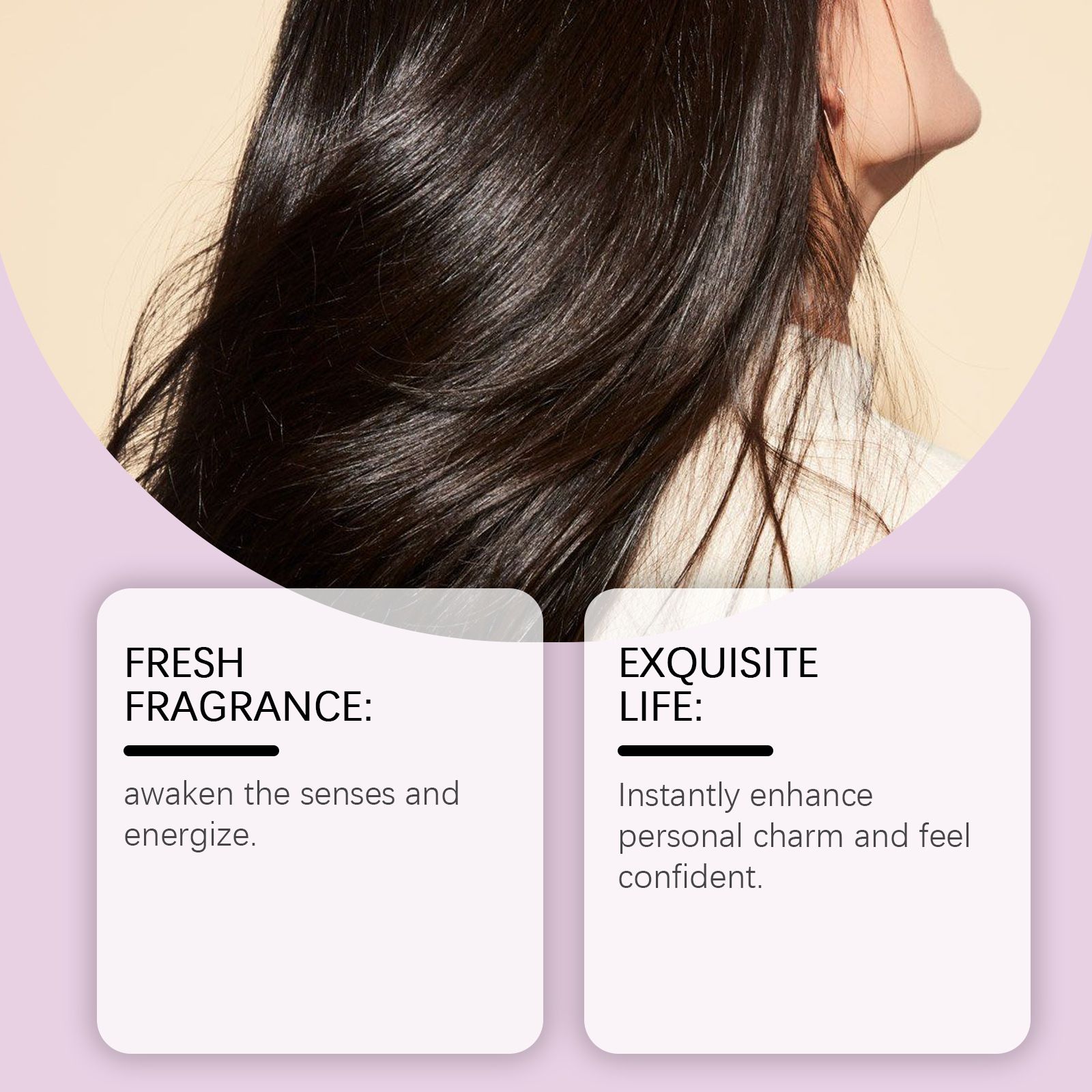 Hair Perfume Mist – 50ml Floral Rose Fragrance，Pheromone Perfume Collection, Pheromone Perfume, Perfume for Women, Roller Ball, Enhanced Essence Phero Perfume Flavor
