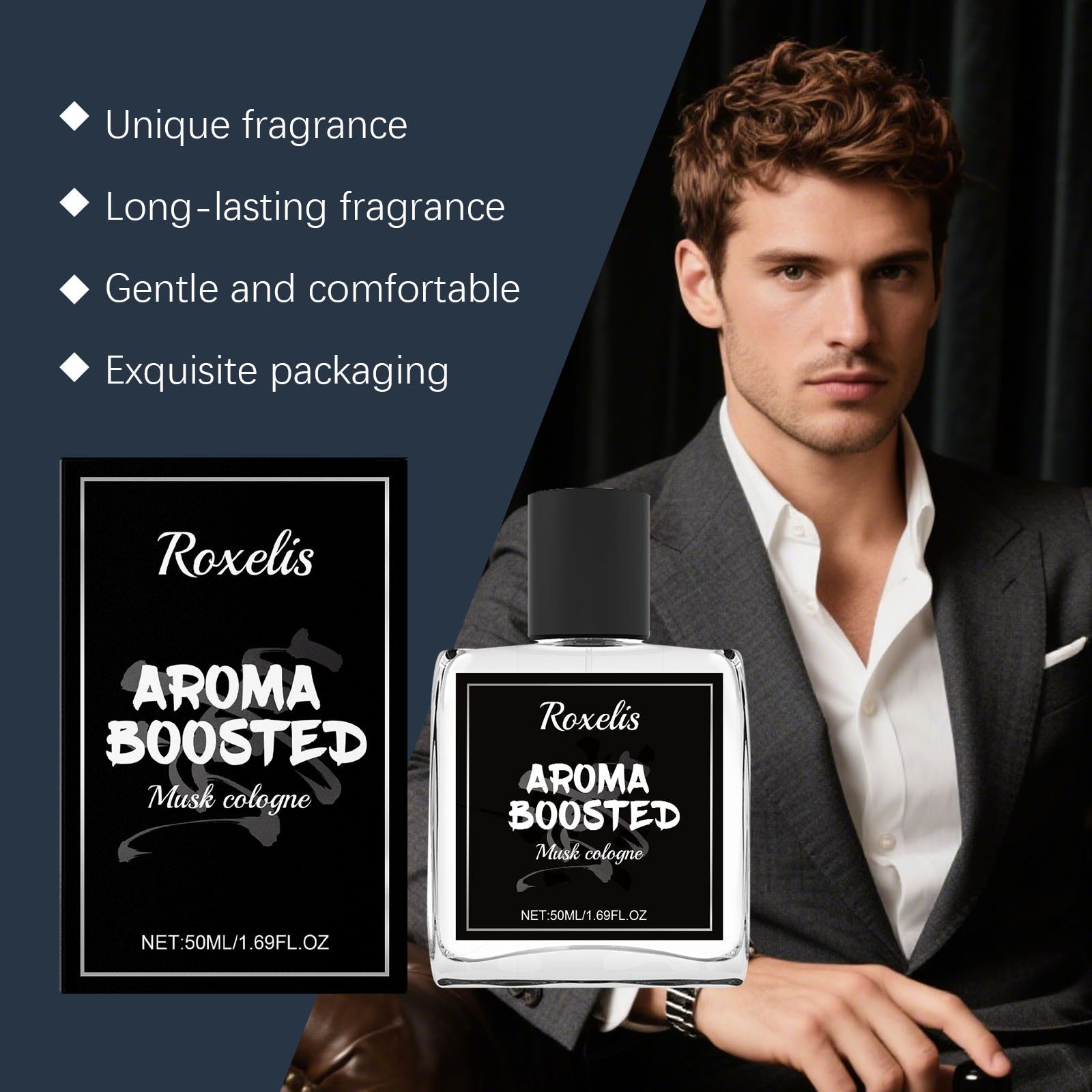 Her Loss Cologne for Men (Pheromone-Enhanced), Herloss Perfume Para Hombre, Top Shelf Pheromone Enhanced Colognes for Men, Long Lasting Scent | Natural Herbal Formula | Awaken Raw Instinct