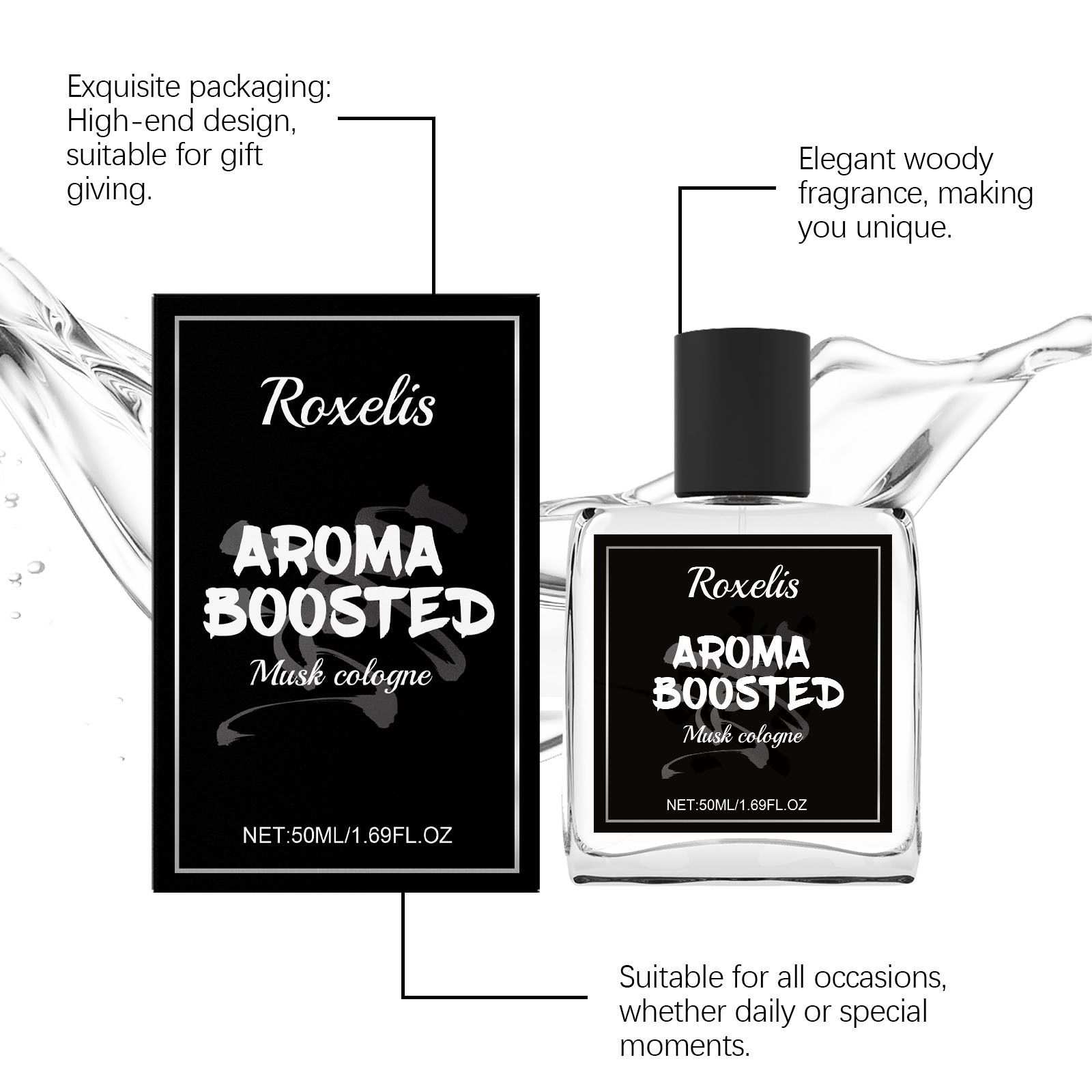Her Loss Cologne for Men (Pheromone-Enhanced), Herloss Perfume Para Hombre, Top Shelf Pheromone Enhanced Colognes for Men, Long Lasting Scent | Natural Herbal Formula | Awaken Raw Instinct