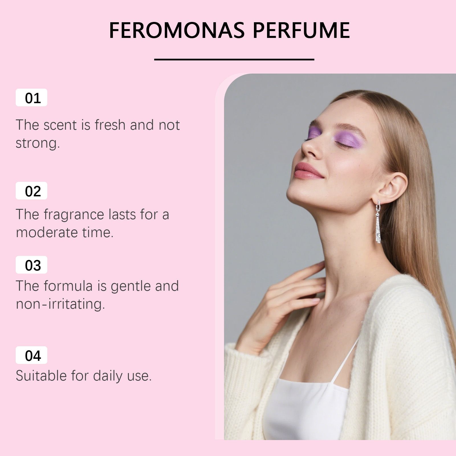 Women Pheromone Perfume - Long-lasting and Addictive Personal Roll-on Pheromone Perfume Oil Fragrance - Cologne for Women to Attract Men Long Lasting Roll on Oil 0.34 fl.oz (15ml)