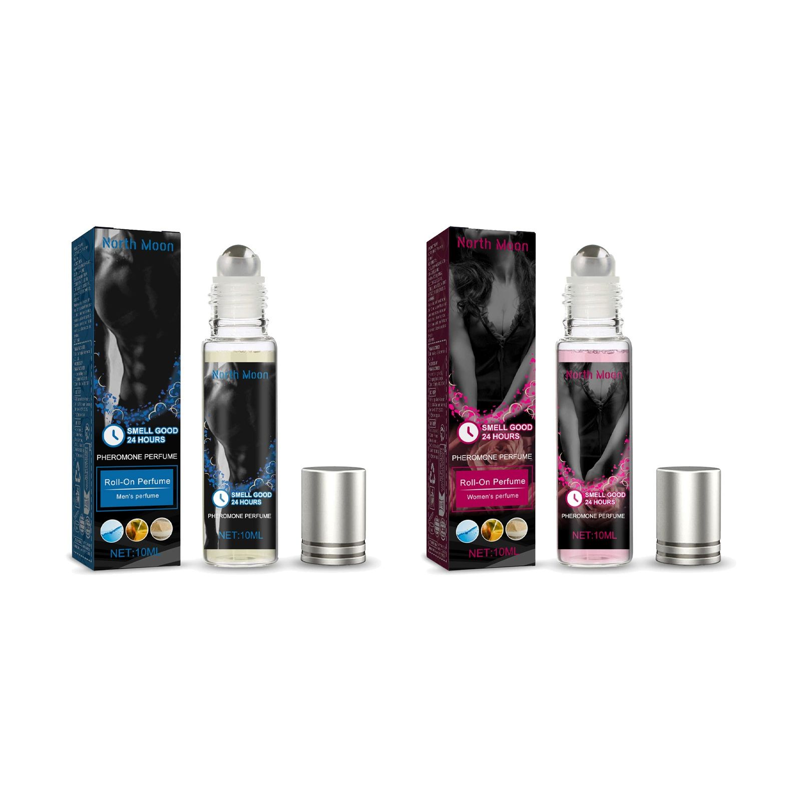 Women Pheromone Perfume - Long-lasting and Addictive Personal Roll-on Pheromone Perfume Oil Fragrance - Cologne for Women to Attract Men