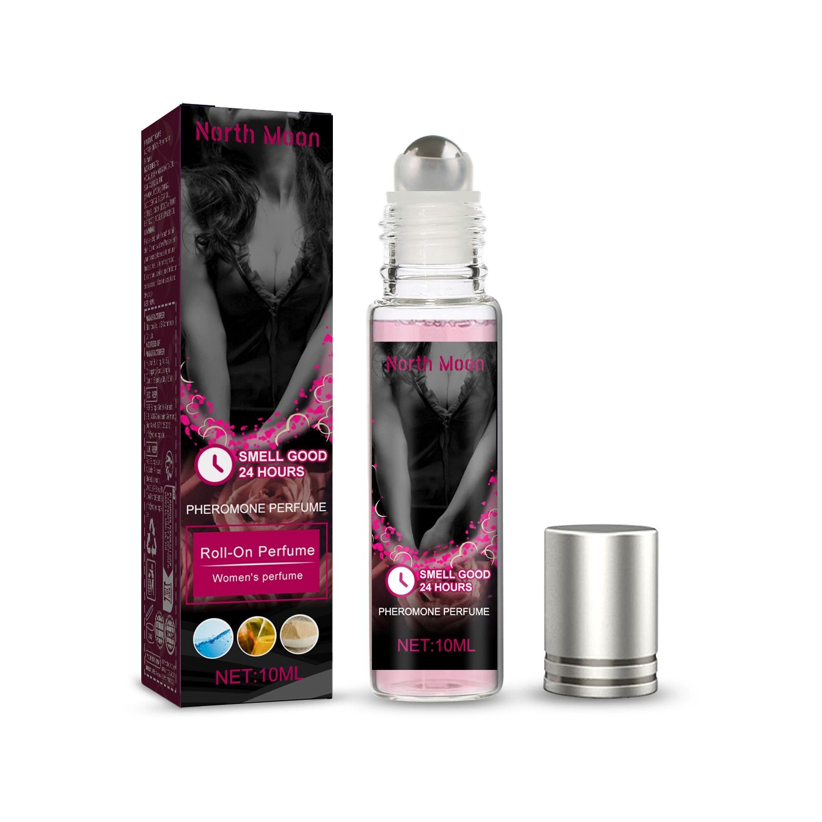 Women Pheromone Perfume - Long-lasting and Addictive Personal Roll-on Pheromone Perfume Oil Fragrance - Cologne for Women to Attract Men