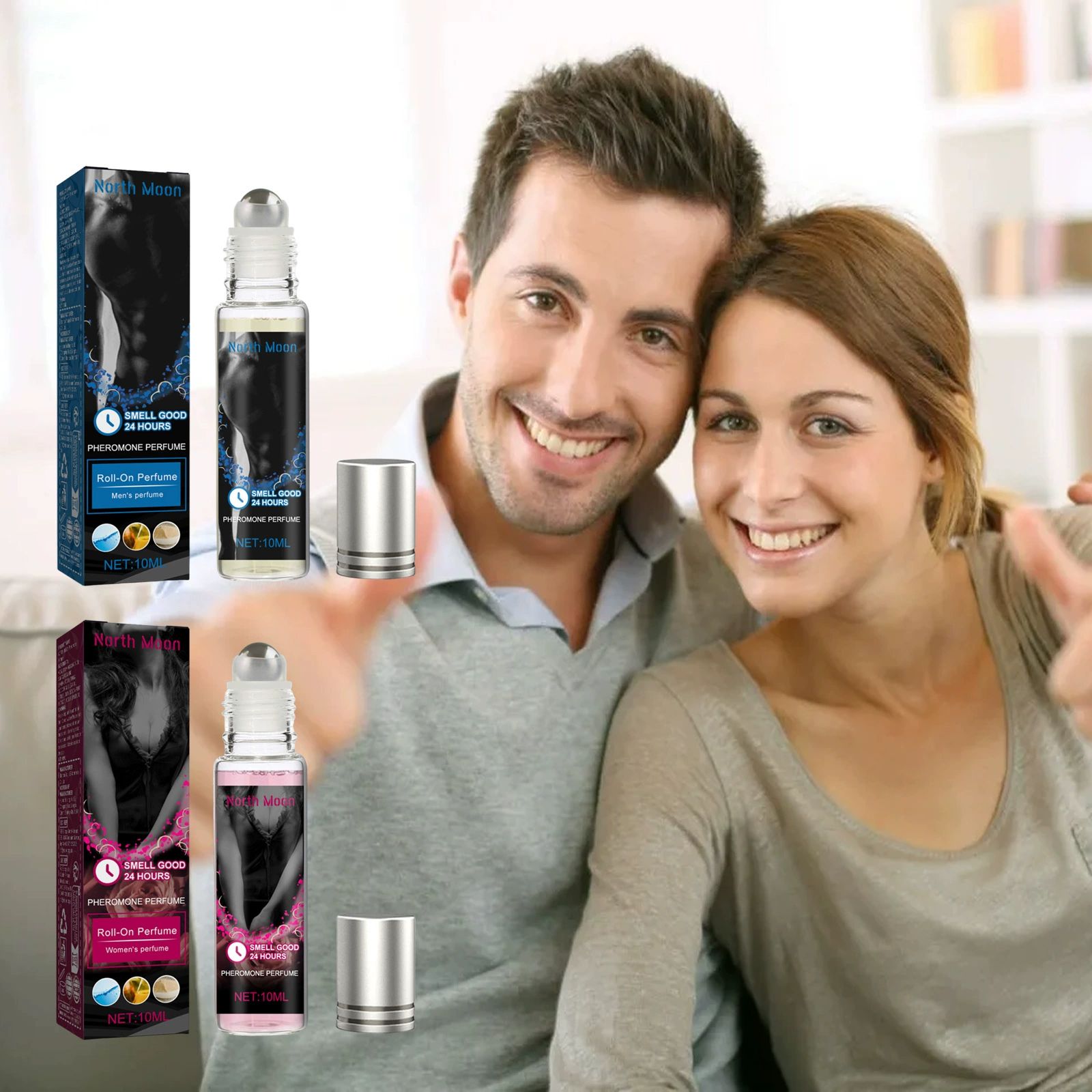 Women Pheromone Perfume - Long-lasting and Addictive Personal Roll-on Pheromone Perfume Oil Fragrance - Cologne for Women to Attract Men