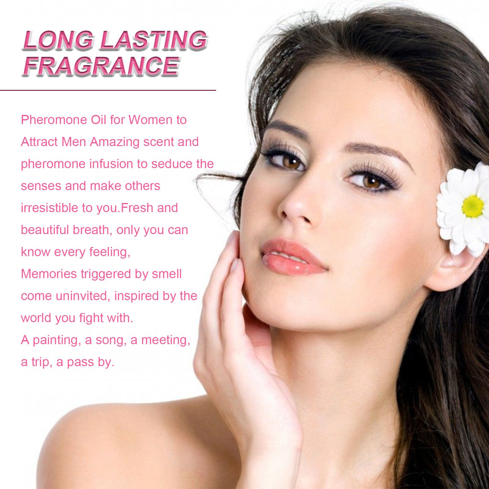 Pheromone Perfume for Women Floral Scent with Lavender & Chrysanthemum | Natural Fragrance Oil, Romantic & Feminine Eau de Parfum - 0.35 oz