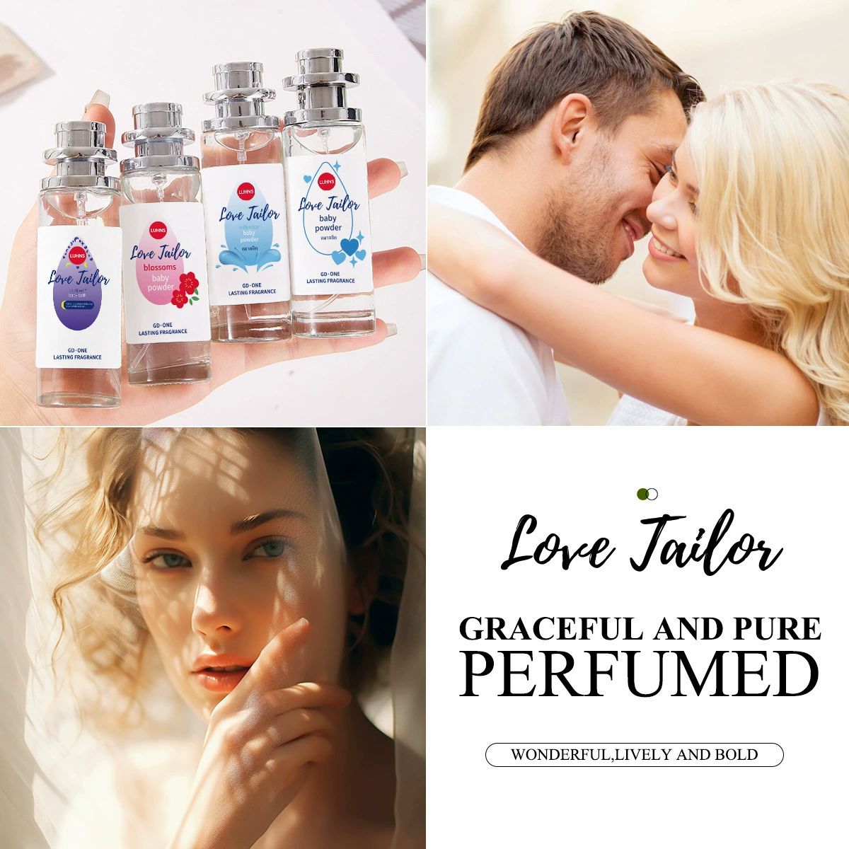 Baby Powder Perfume, Baby Soft Perfume - Gentle Floral Fragrance Spray - Long-Lasting Freshness, Hypoallergenic 1.23fl oz Pheromone