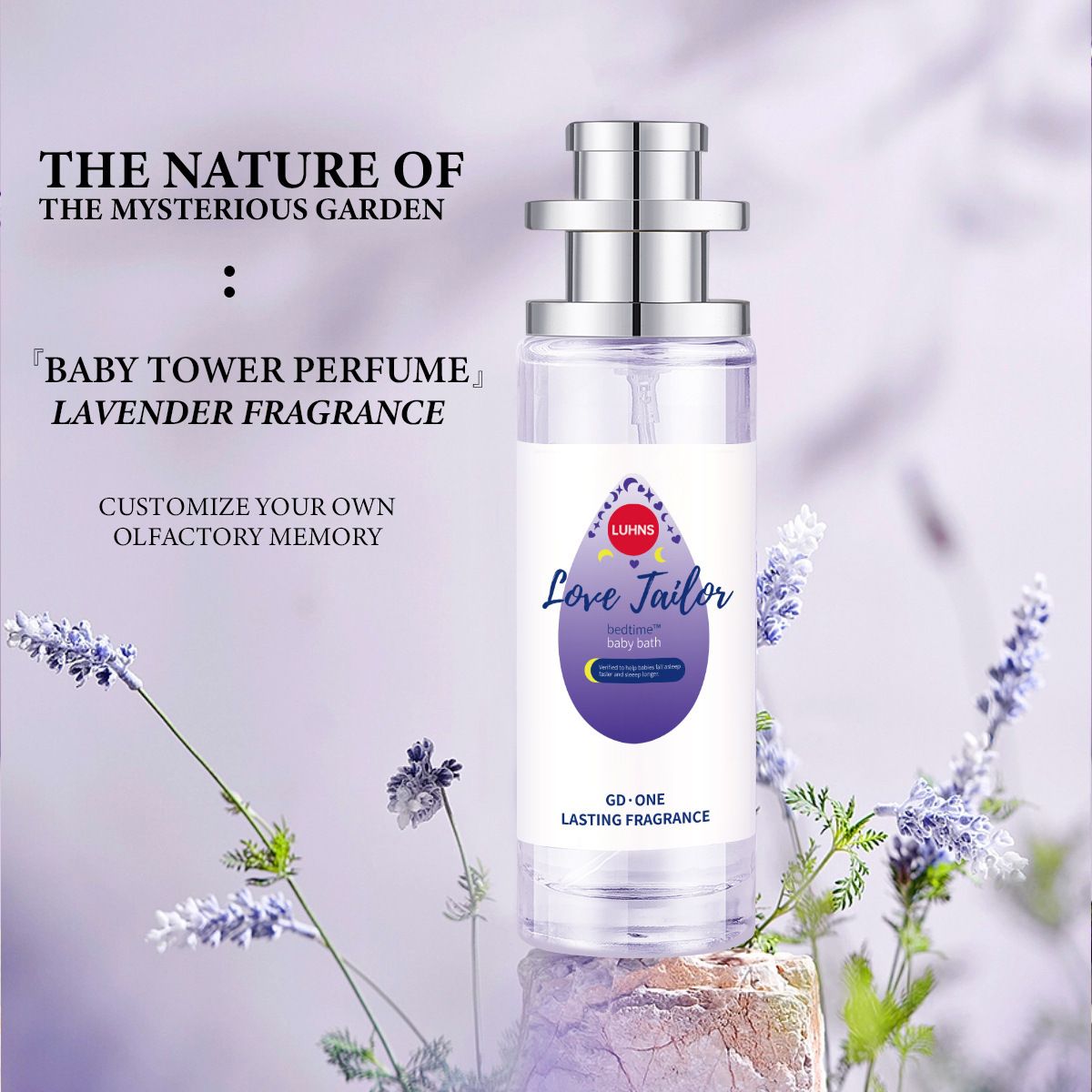 Baby Powder Perfume, Baby Soft Perfume - Gentle Floral Fragrance Spray - Long-Lasting Freshness, Hypoallergenic 1.23fl oz Pheromone