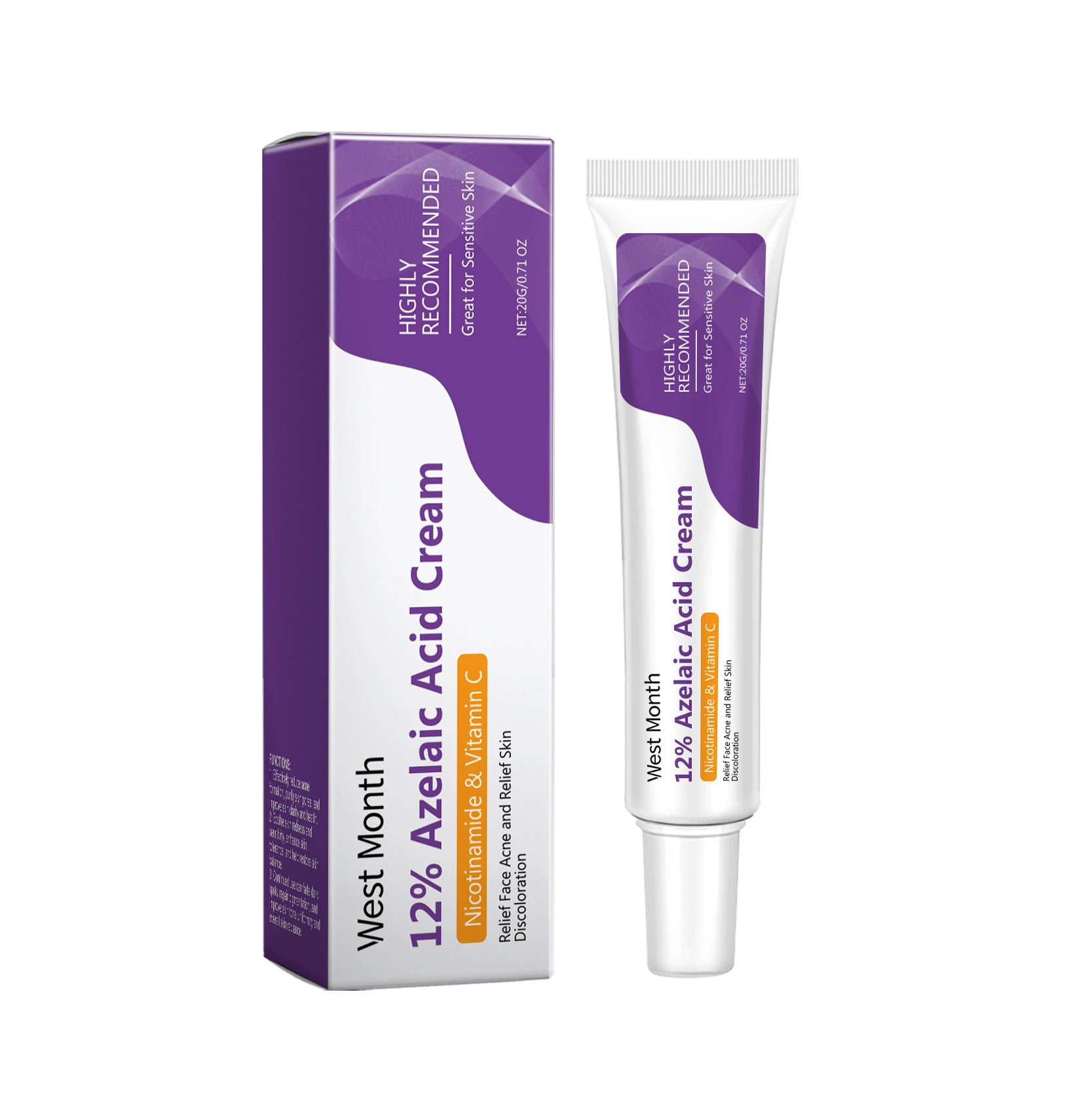 Azelaic Acid Repair Cream - Gentle Facial Moisturizer For Skin Nourishment, Helps Support Skin Barrier, Lightweight Texture​(3PCs)