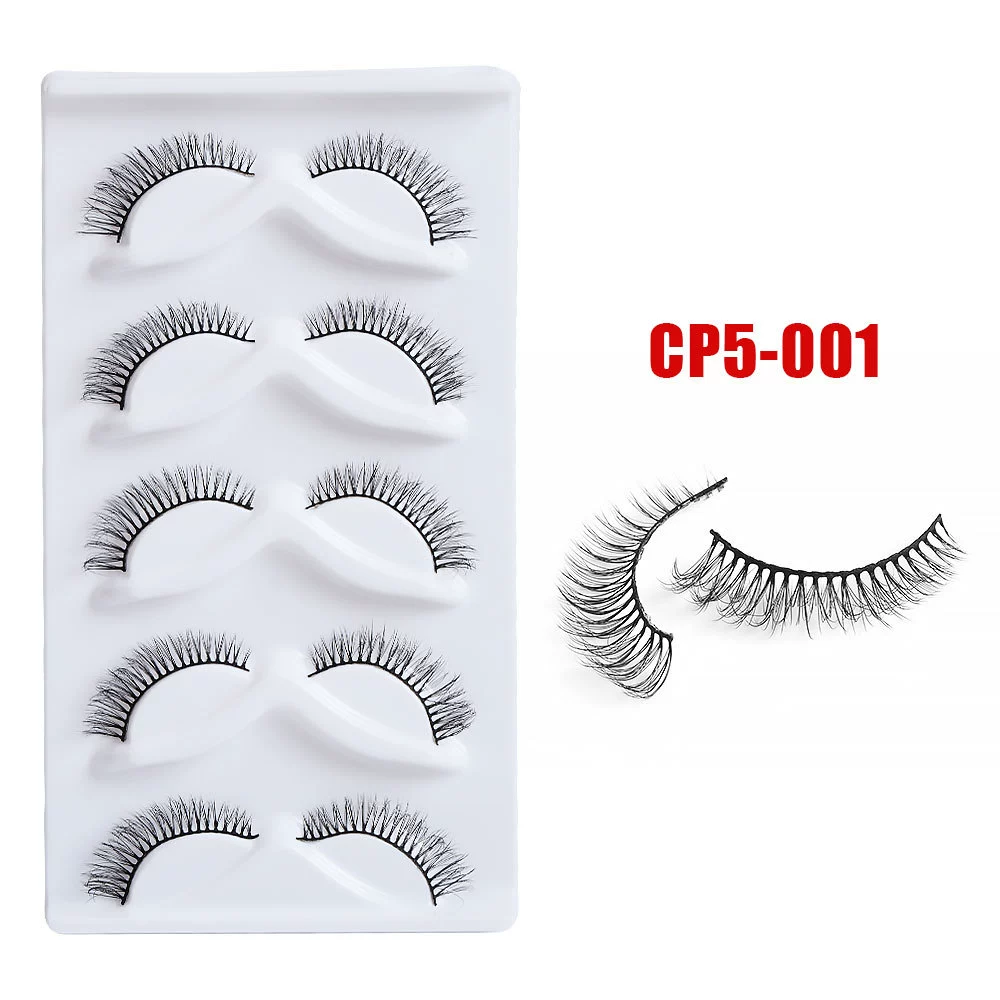 False Eyelashes Mink Lashes Fluffy Dramatic 20mm Long Faux Mink Eyelashes D Curl Wispy Fake Lashes Pack Look Like Extension