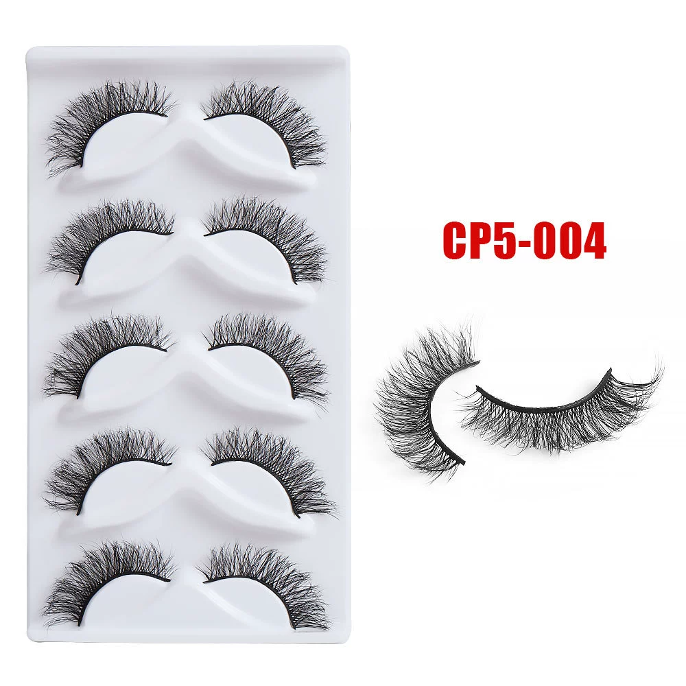 False Eyelashes Mink Lashes Fluffy Dramatic 20mm Long Faux Mink Eyelashes D Curl Wispy Fake Lashes Pack Look Like Extension