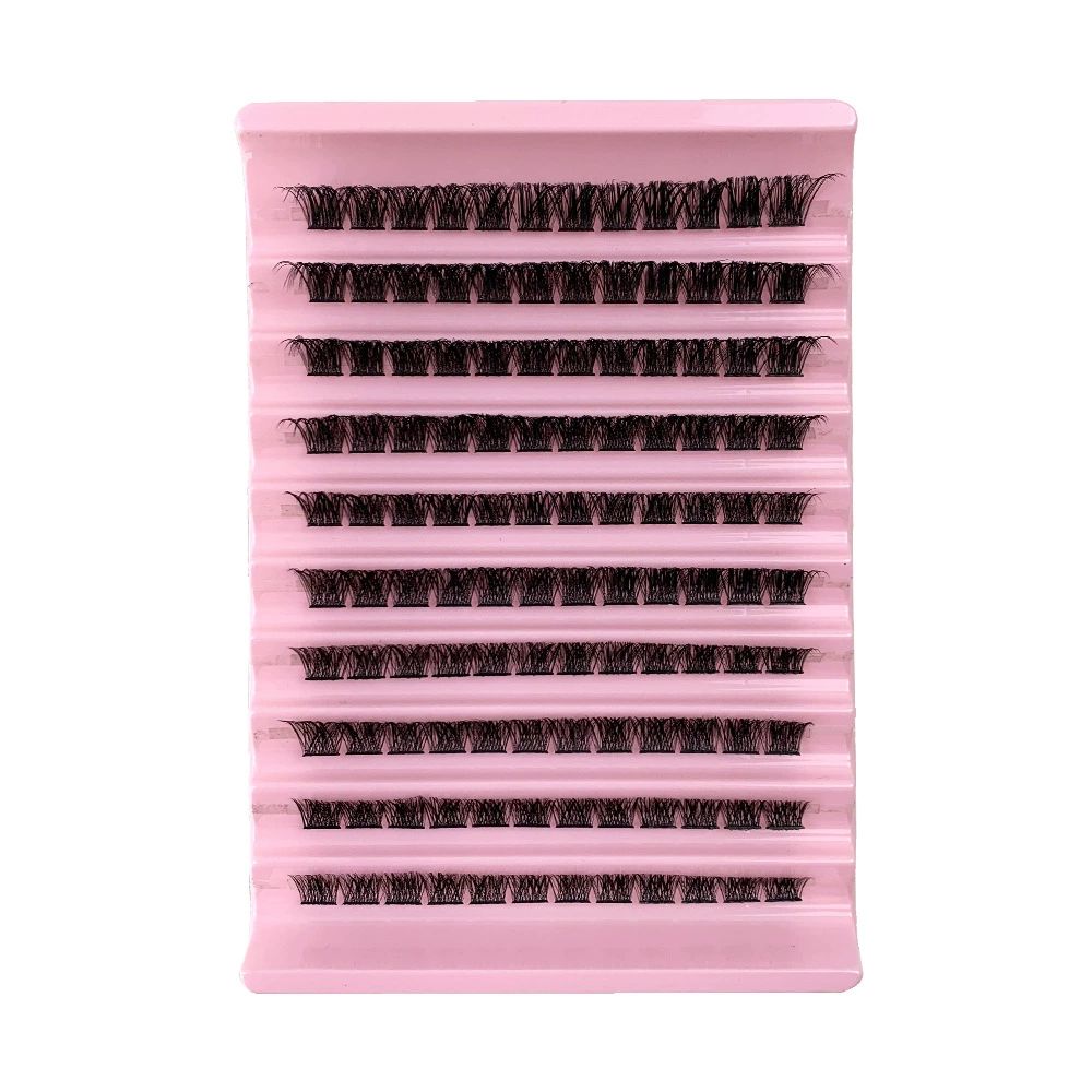 Natural Wispy Lash Clusters 9-14MM D Curl Eyelash Clusters,9mm 10mm 12mm 14mm False Eyelashes 90pcs Cluster Eyelash Extensions