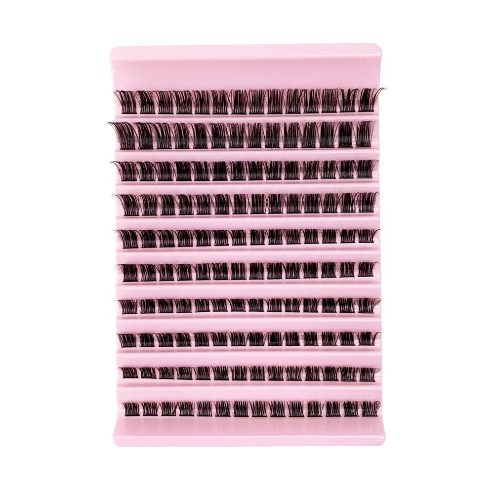 Natural Wispy Lash Clusters 9-14MM D Curl Eyelash Clusters,9mm 10mm 12mm 14mm False Eyelashes 90pcs Cluster Eyelash Extensions