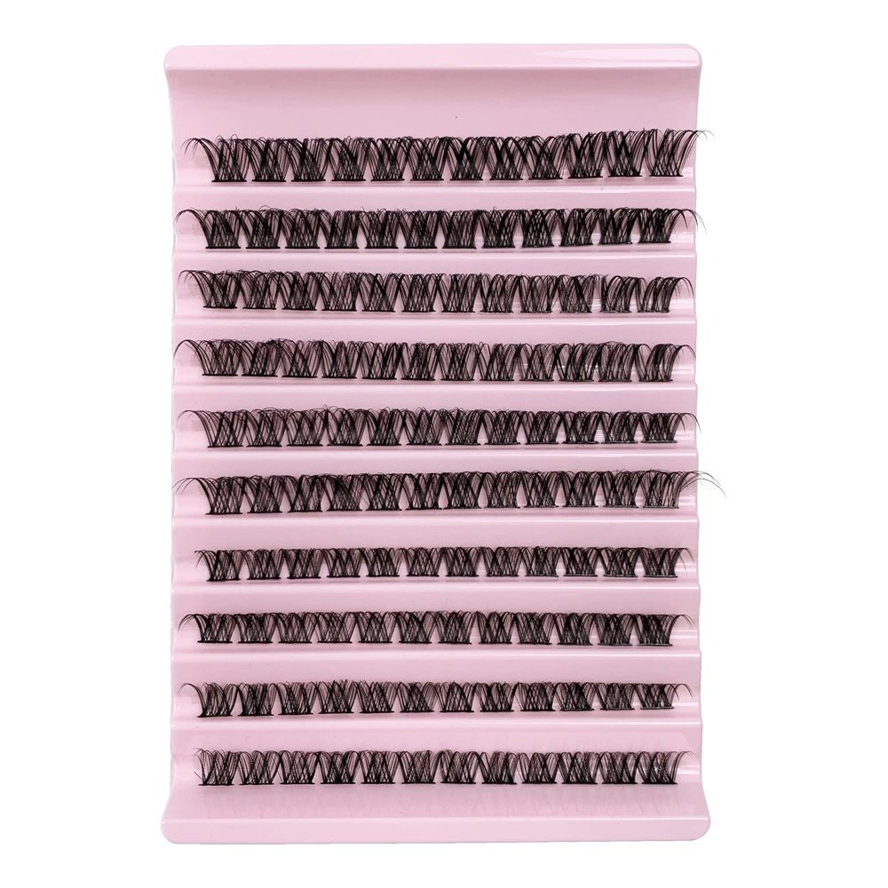 Natural Wispy Lash Clusters 9-14MM D Curl Eyelash Clusters,9mm 10mm 12mm 14mm False Eyelashes 90pcs Cluster Eyelash Extensions