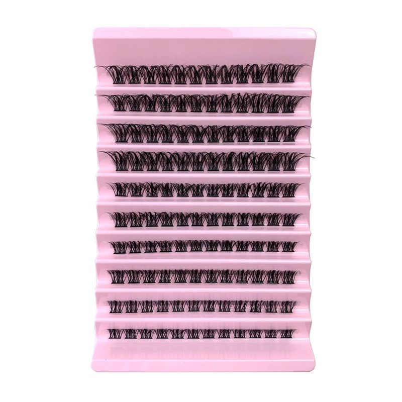 Natural Wispy Lash Clusters 9-14MM D Curl Eyelash Clusters,9mm 10mm 12mm 14mm False Eyelashes 90pcs Cluster Eyelash Extensions