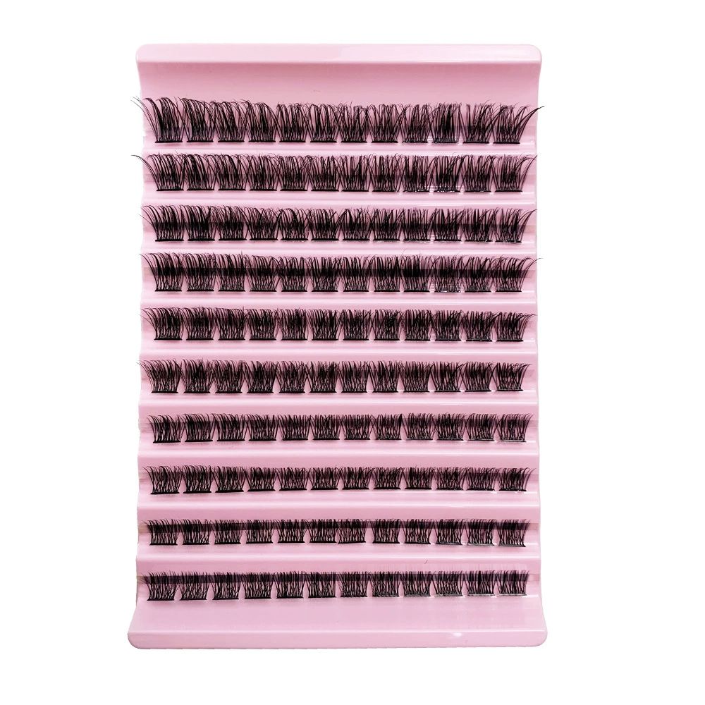 Natural Wispy Lash Clusters 9-14MM D Curl Eyelash Clusters,9mm 10mm 12mm 14mm False Eyelashes 90pcs Cluster Eyelash Extensions