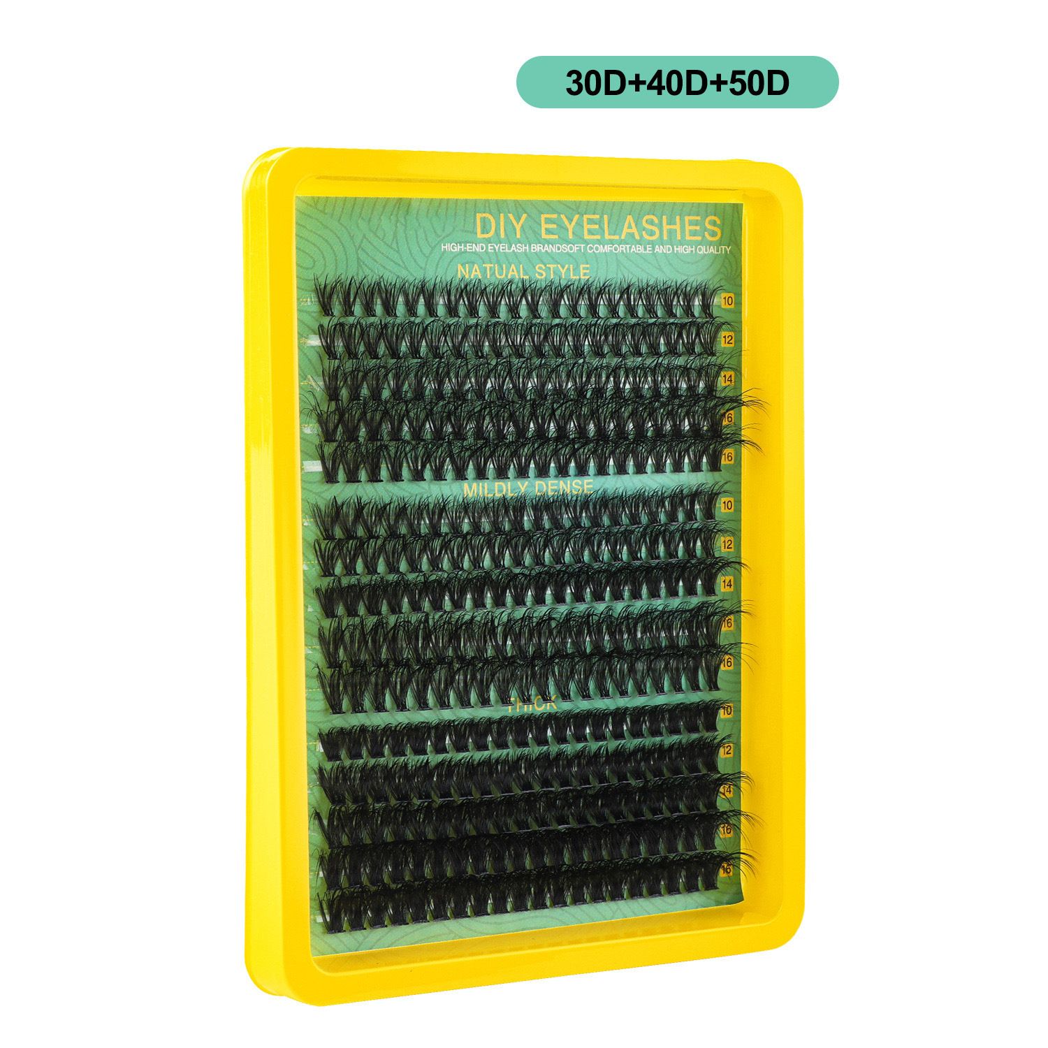 D Curl Lash Clusters Extensions 280 Pcs Individual Eye lash Clusters 100D Cluster Eyelash Lashes Wispy Clusters Lashes Makeup at Home - DIY Lash Extension Kit for Self Application (9-18MM) Mix