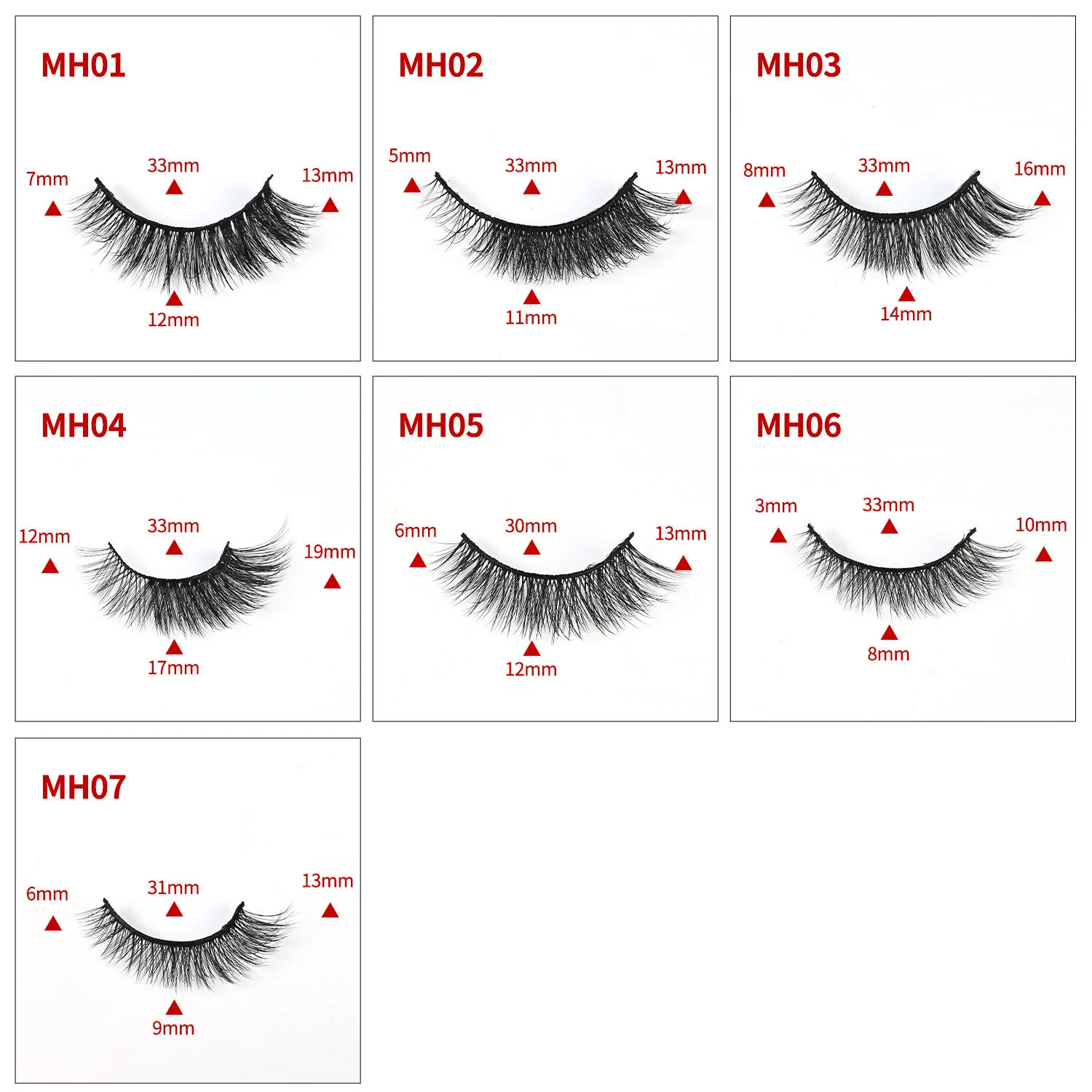 Cat Eye Lashes Natural Look Fox False Eyelashes Gorgeous Wispy & Lightweight Faux Mink Lashes for Doll Eye Makeup 5 Pairs Pack (Charming) view 5