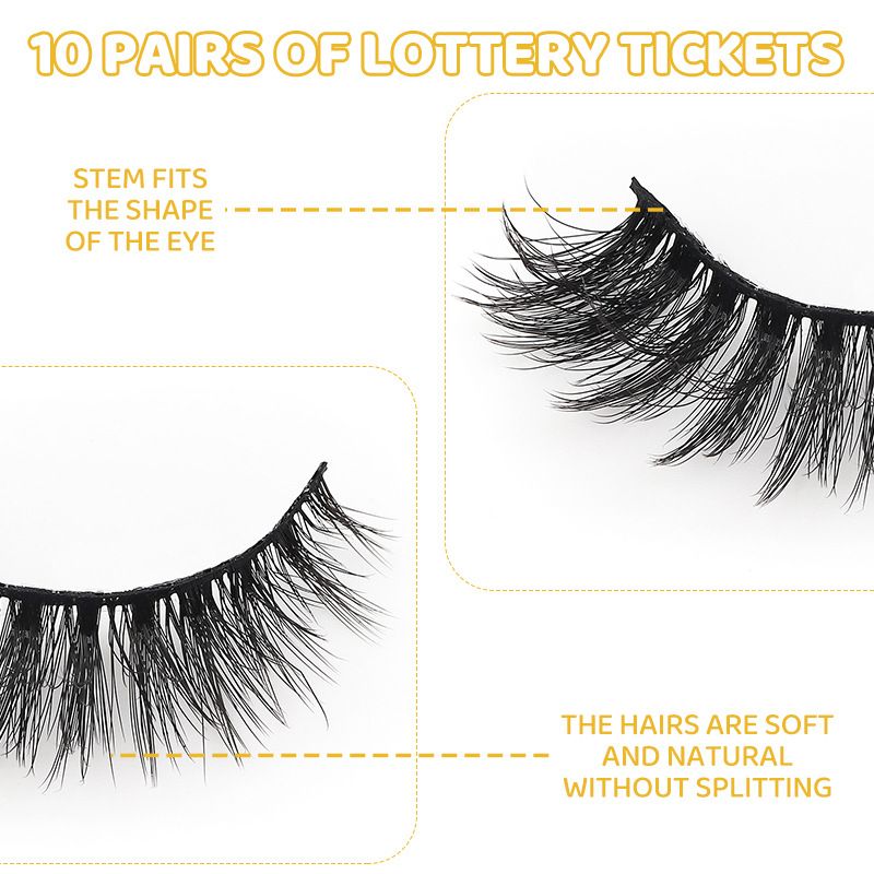 Natural Lashes Cat Eye False Eyelashes Wispy Mink Lashes that Look Like Extensions Fox Eye Lashes 9 Pairs view 9