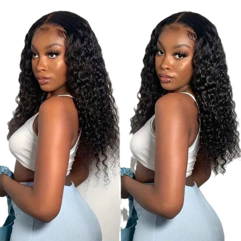 Wigs for Women Long Deep Wave Frontal Wig 12-32 Inch Curly Human Hair Wigs for Black Women Wigs Wet and Wavy 13x4 Water Wave Hd Lace Wig Wigs