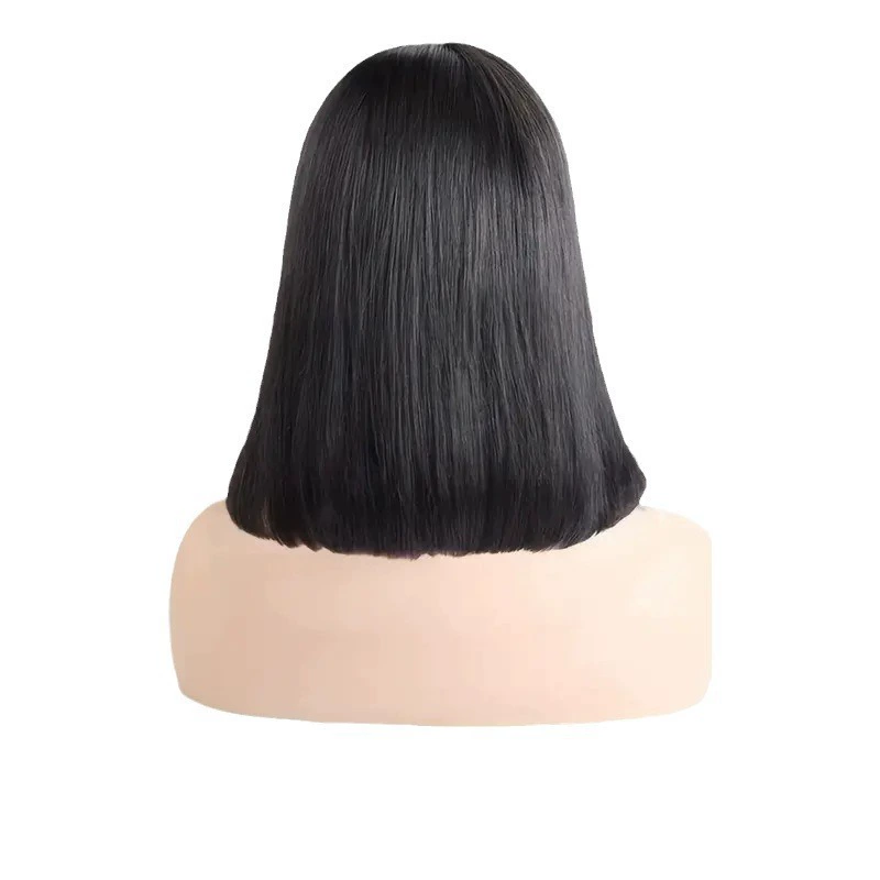 Bob Lace Front Wig Women 12 Inch Short Straight Bob Frontal Wigs  Hd Transparent Lace 200% Density Glueless Bob Wigs for Black Women