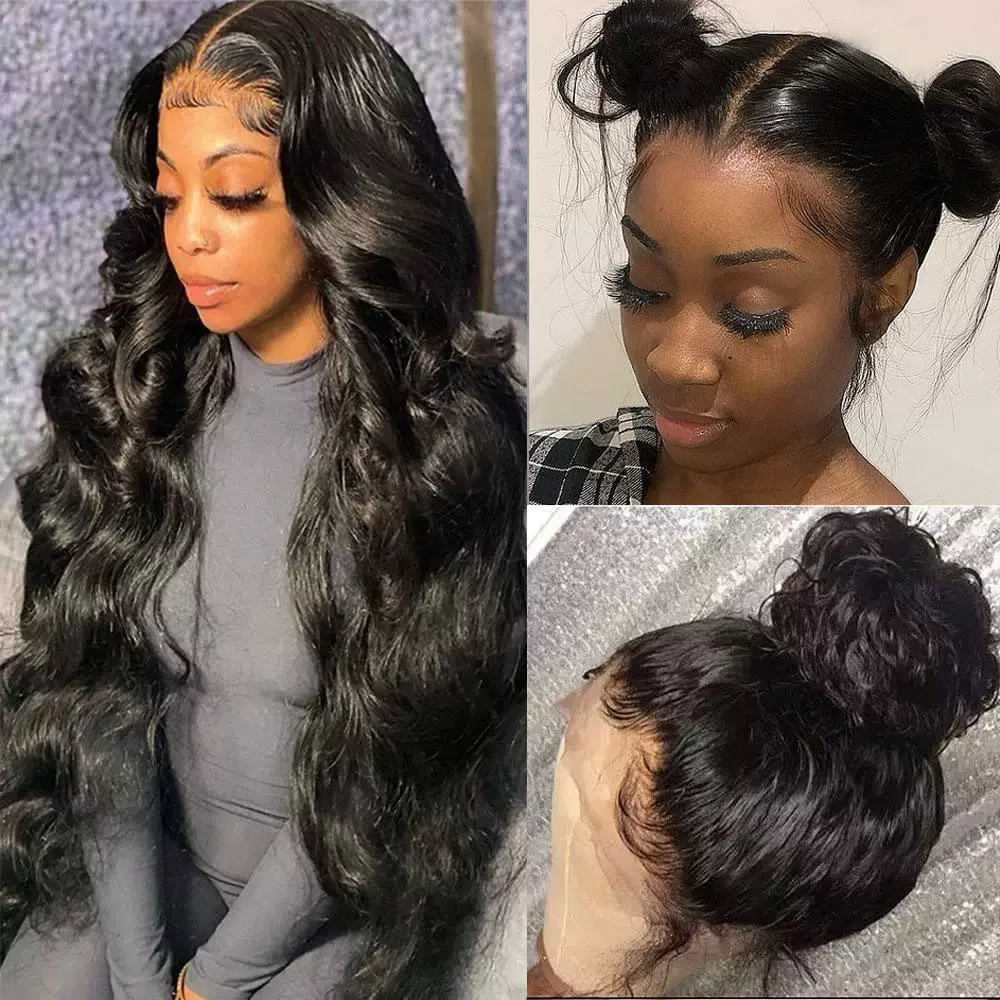 360 Lace Front Wigs Human Hair Loose Wave 200% Density Brazilian Virgin Hair Wigs for Black Women, Loose wave Lace Front Wigs Human Hair with Baby Hair(18", 360 Lace Frontal Wig Loose Wave)