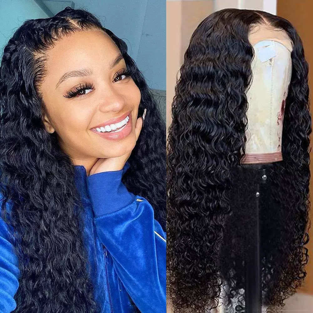 200% Density HD 4*4 Lace  Front Wigs Human Hair Loose Wave 100% Real Human Hair 15A Lace Space Loose Deep Wave Frontal Wig, No Synthetic Blend No Tangle No Shedding Triple Lifespan 3X