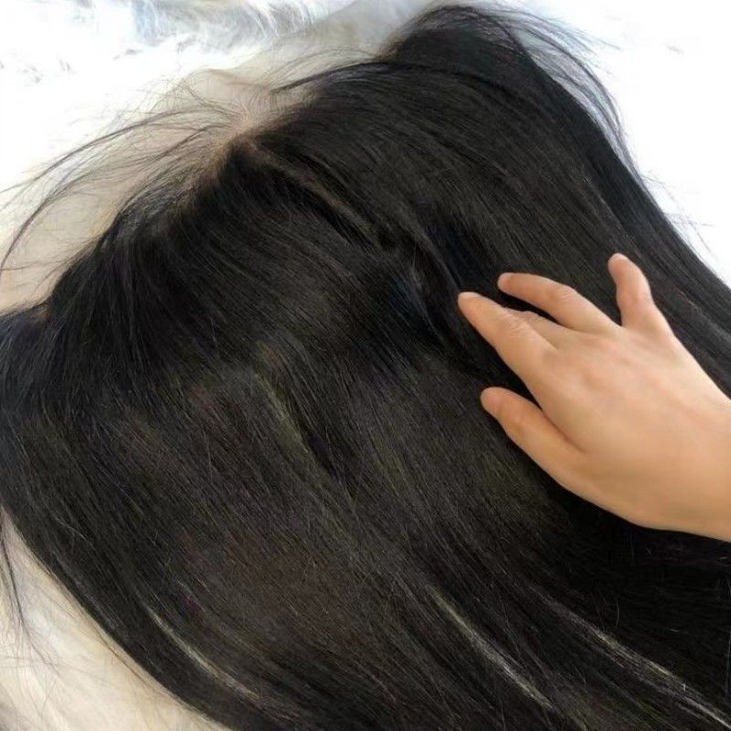 13x4 Lace Frontal Closure Ear to Ear HD Lace Frontal 12 Inch Brazilian Straight Frontal Lace Closure Virgin Human Hair Frontals Natural Black 150% Density