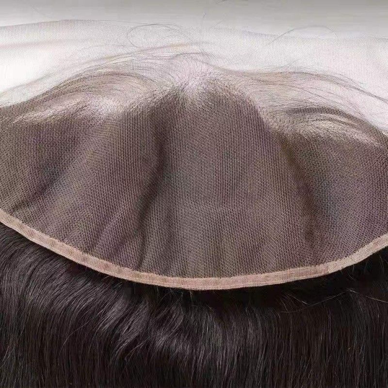 13x4 Lace Frontal Closure Ear to Ear HD Lace Frontal 12 Inch Brazilian Straight Frontal Lace Closure Virgin Human Hair Frontals Natural Black 150% Density