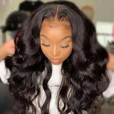 13x4  Wear and Go Glueless Wigs Human Hair Pre Plucked Pre Cut 5x5 HD Body Wave Lace Closure Wigs for Women 180 Density Ready to Go  Closure Wig Easy Install Natural Black 26inch