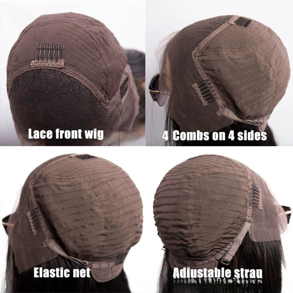 Lace Front Wig Human Hair 28inch 13x6 Straight Highlight Wig Human Hair 180% Density 4/27 Colored Honey Blonde HD Lace Frontal Wigs For Women Glueless Pre Plucked with Baby Hair