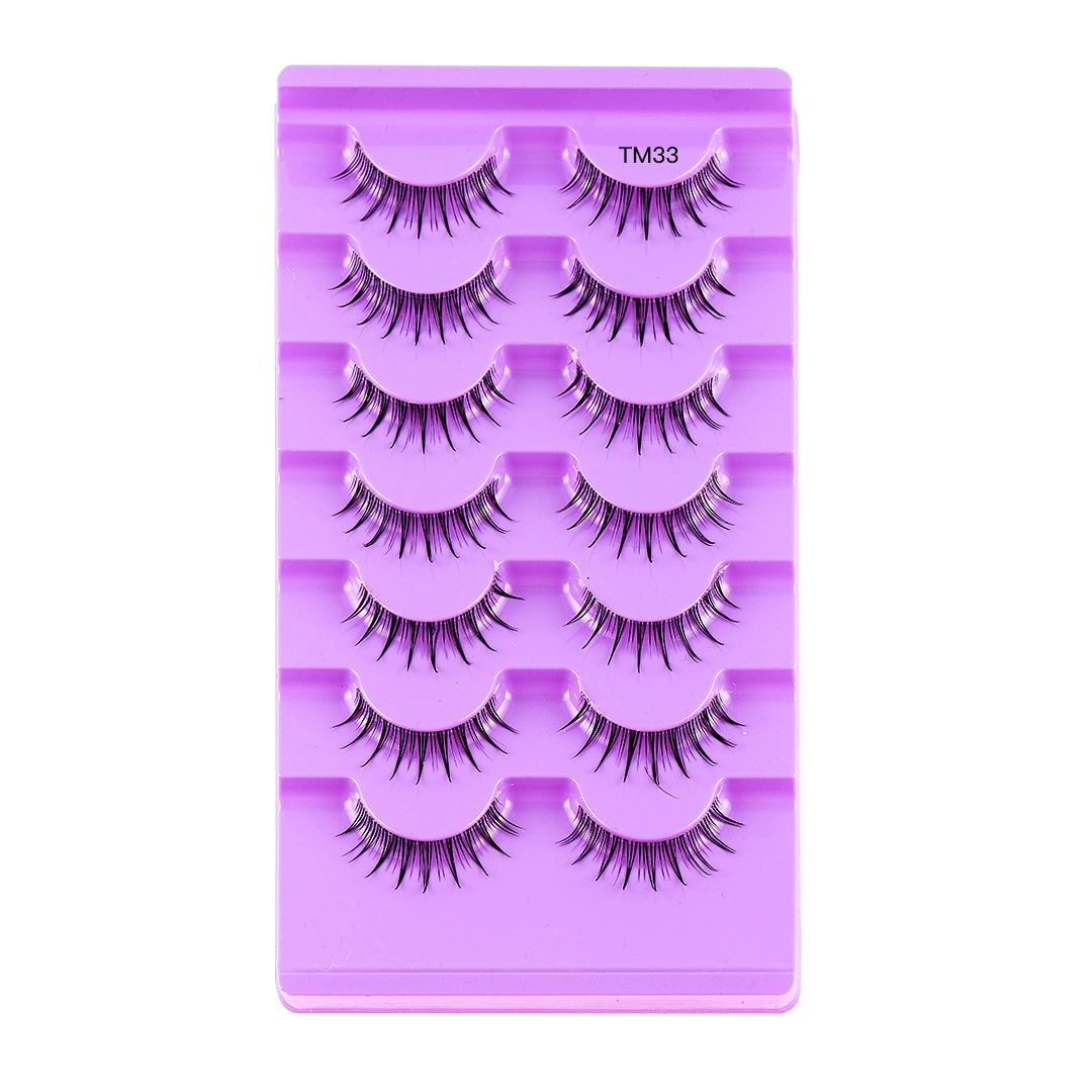 False Eyelashes 3D Lashes Natural Reusable - 7 Pairs Natural Fluffy False Eyelashes Gift for Beginners Eyelashes Natural Look Dramatic Lashes view 10