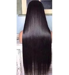30 Inch 13x6 Straight Lace Front Wigs Thin HD Synthetic Human Hair  Glueless Pre Plucked Bleached Tiny Knots Full Lace Frontal Wig Upgraded 14A Soft Hair 200 Dentisty Black Wig