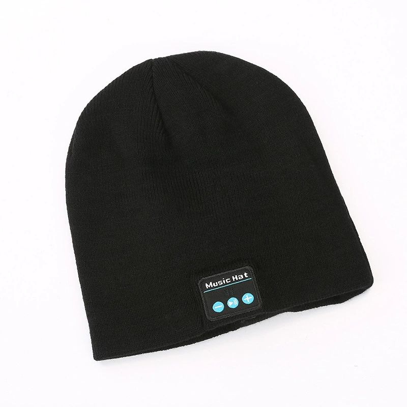 Bluetooth Beanie Hat with Light, Headlamp Cap with Headphones and Built-in Speaker Mic, Gifts for Men Women Teen