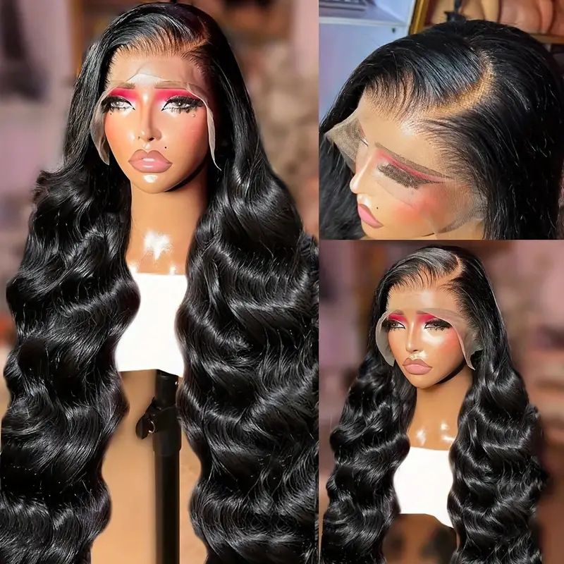 30 Inch 13X4 Lace Front Wigs Hair 180 Density Body Wave Lace Front WigsBrazilian 13x6 HD Lace Frontal Wigs Glueless Wigs Wig For Women