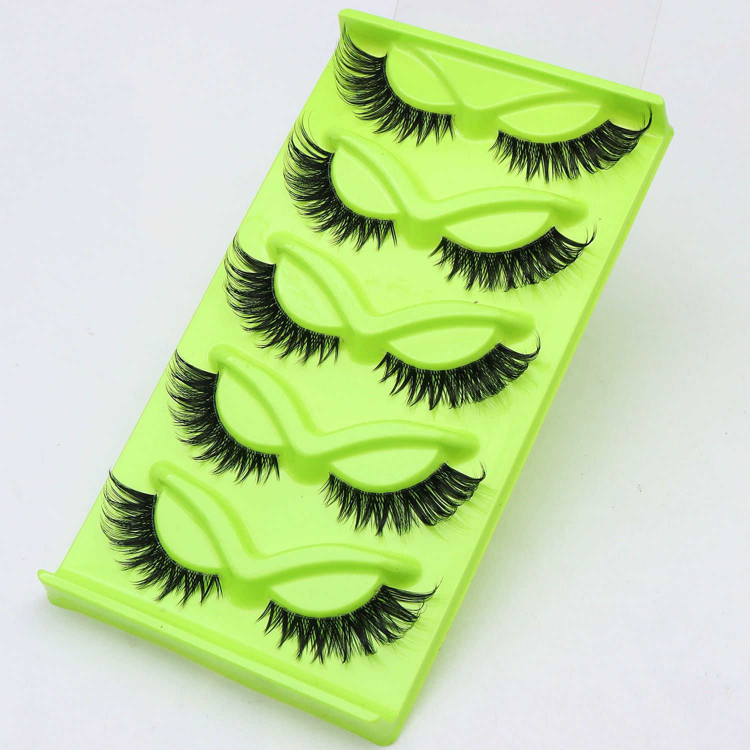 5 pairs Wispy Cat Eye Lashes Wispy False Eyelashes Natural look Eyelashes (CAT)