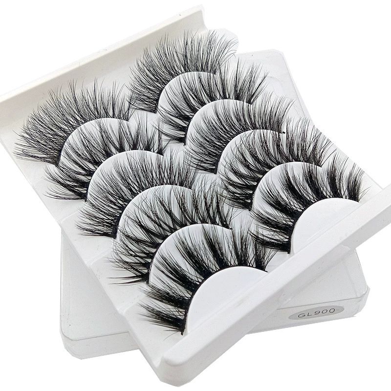 Multipack High Drama 615 Eyelashes Manga Anime Lashes 5 Pairs Pack，Mink lashes Soft Dramatic Volume Fake Lashes Reusable Thick False Eyelashes lashes Eyelash Extension