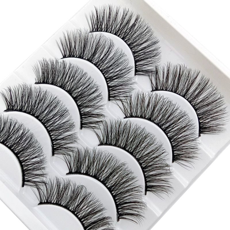 Multipack High Drama 615 Eyelashes Manga Anime Lashes 5 Pairs Pack，Mink lashes Soft Dramatic Volume Fake Lashes Reusable Thick False Eyelashes lashes Eyelash Extension