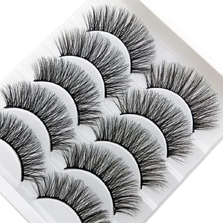 Multipack High Drama 615 Eyelashes Manga Anime Lashes 5 Pairs Pack，Mink lashes Soft Dramatic Volume Fake Lashes Reusable Thick False Eyelashes lashes Eyelash Extension