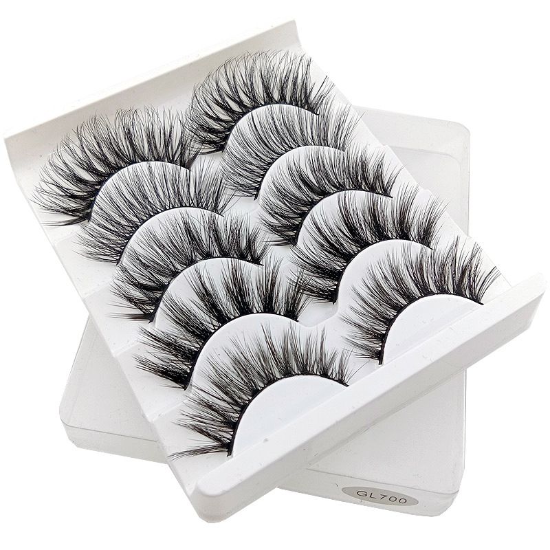Multipack High Drama 615 Eyelashes Manga Anime Lashes 5 Pairs Pack，Mink lashes Soft Dramatic Volume Fake Lashes Reusable Thick False Eyelashes lashes Eyelash Extension