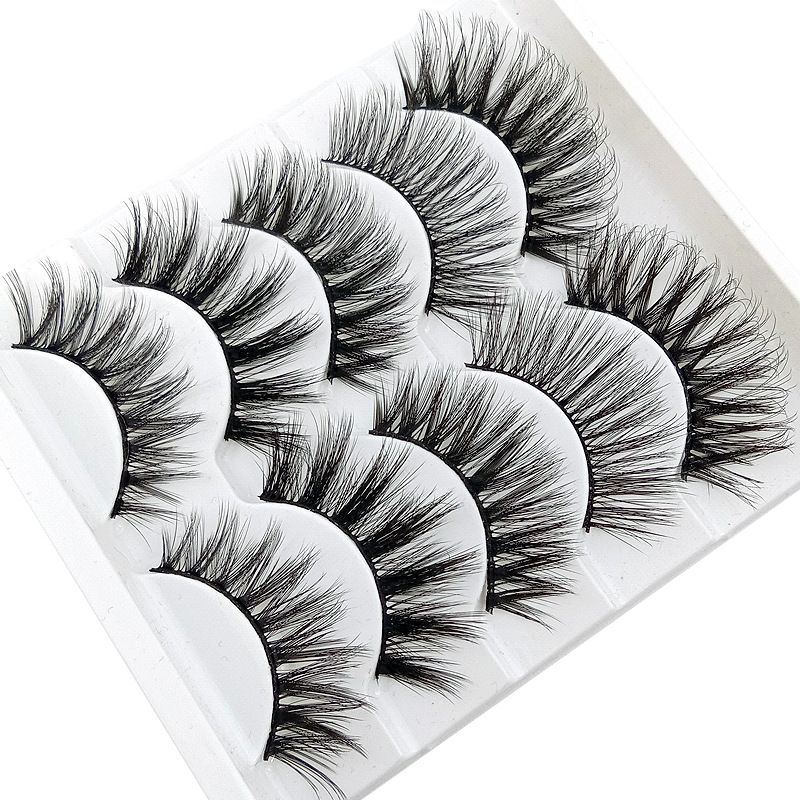 Multipack High Drama 615 Eyelashes Manga Anime Lashes 5 Pairs Pack，Mink lashes Soft Dramatic Volume Fake Lashes Reusable Thick False Eyelashes lashes Eyelash Extension
