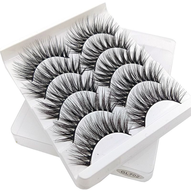 Multipack High Drama 615 Eyelashes Manga Anime Lashes 5 Pairs Pack，Mink lashes Soft Dramatic Volume Fake Lashes Reusable Thick False Eyelashes lashes Eyelash Extension