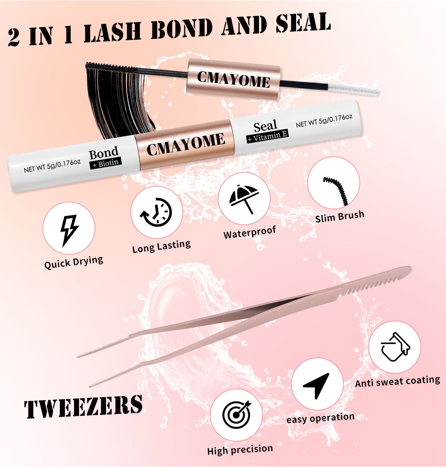 Natural DIY Lash Extension Kit Wispy Lash Clusters D Individual Lashes 20D+30D 280Pcs Lash Clusters Kit 10-16mm Eyelash Extension Kit