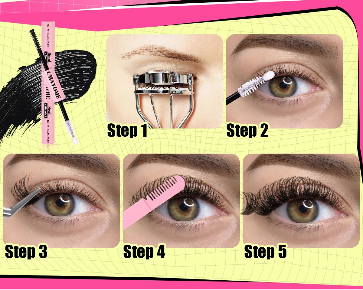 Fluffy Lash Clusters Thick 80/100D Volume Eyelash Clusters 10-16mm Wispy Individual Lashes D Curl Cluster Eyelash Extensions DIY Lash Extension for Beginner