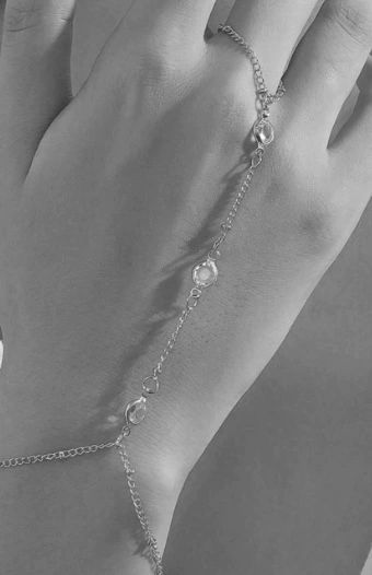 Gold Hand Chain Bracelet for Women Trendy, Dainty 14k Gold Ring Bracelet Hand Chain Finger Ring Slave Cuff Bracelet Cubic Alloy Gold Bracelets Jewelry Accessories for Women