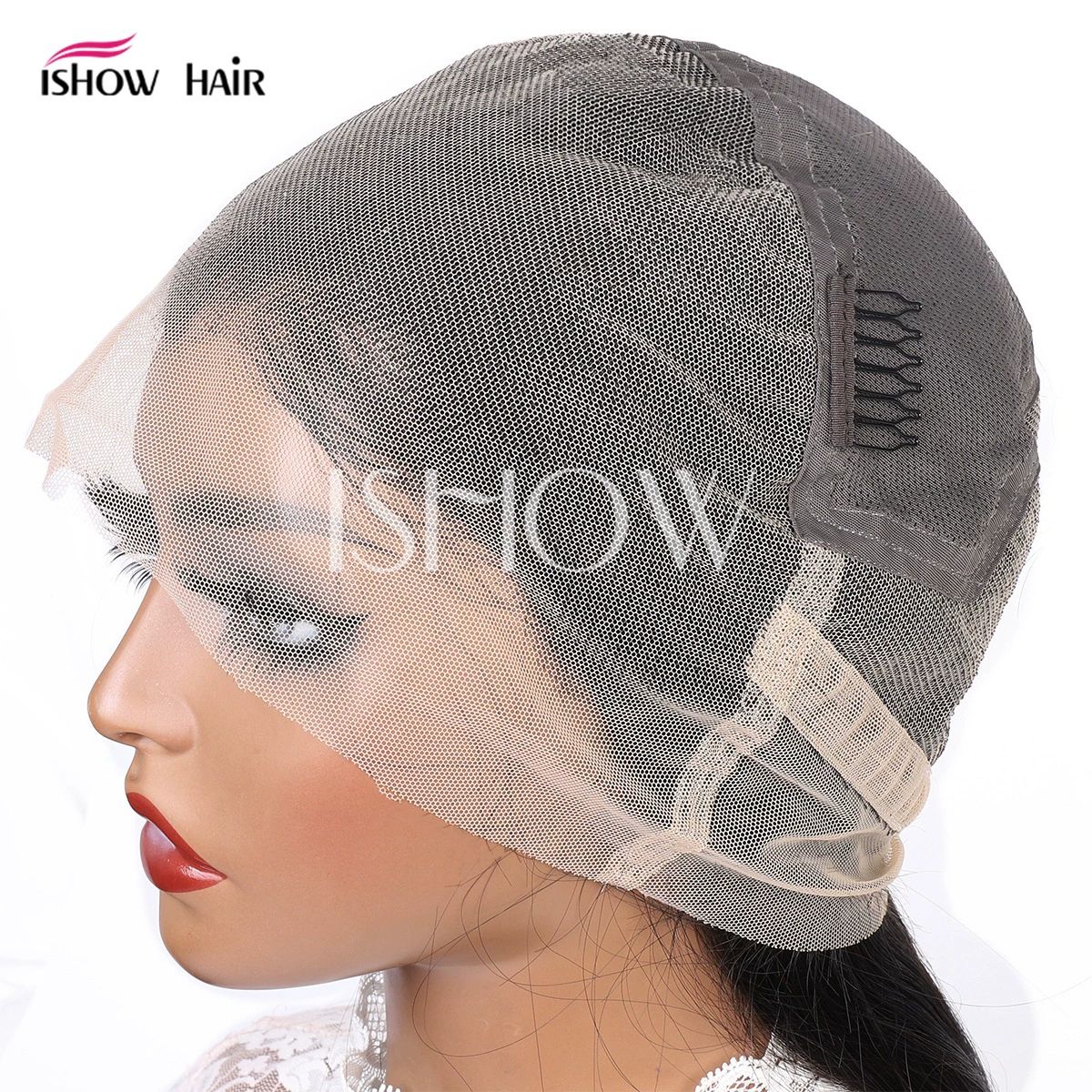 Straight Wigs Human Hair 4*4 HD Lace Frontal Wig Pre Plucked Pre Cut with Baby Hair Black Human Hair Wig Natural Density Natural Color Wigs for Black Women 20 Inch