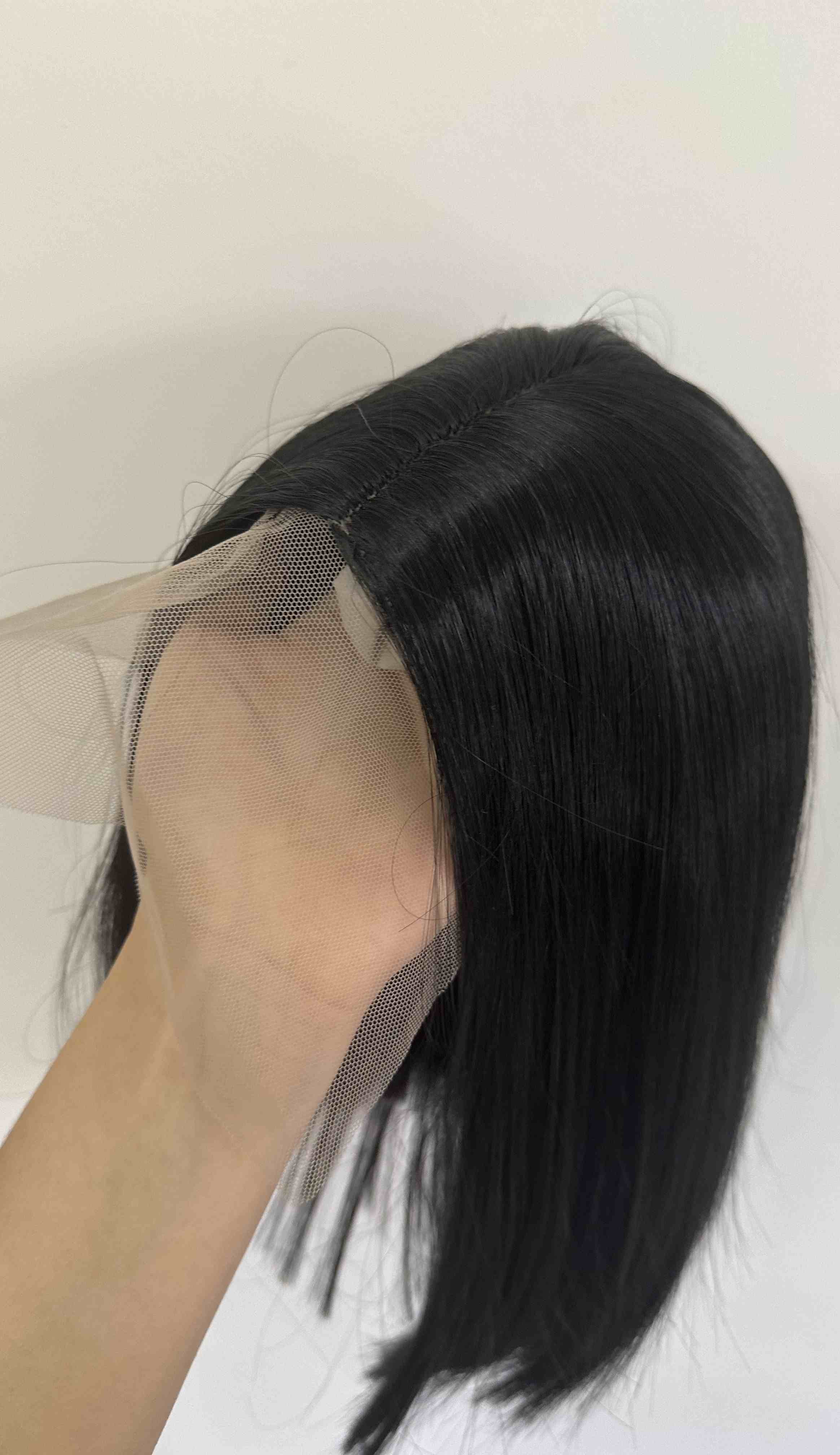 Bob Lace Front Wig Women 12 Inch Short Straight Bob Frontal Wigs  Hd Transparent Lace 200% Density Glueless Bob Wigs for Black Women