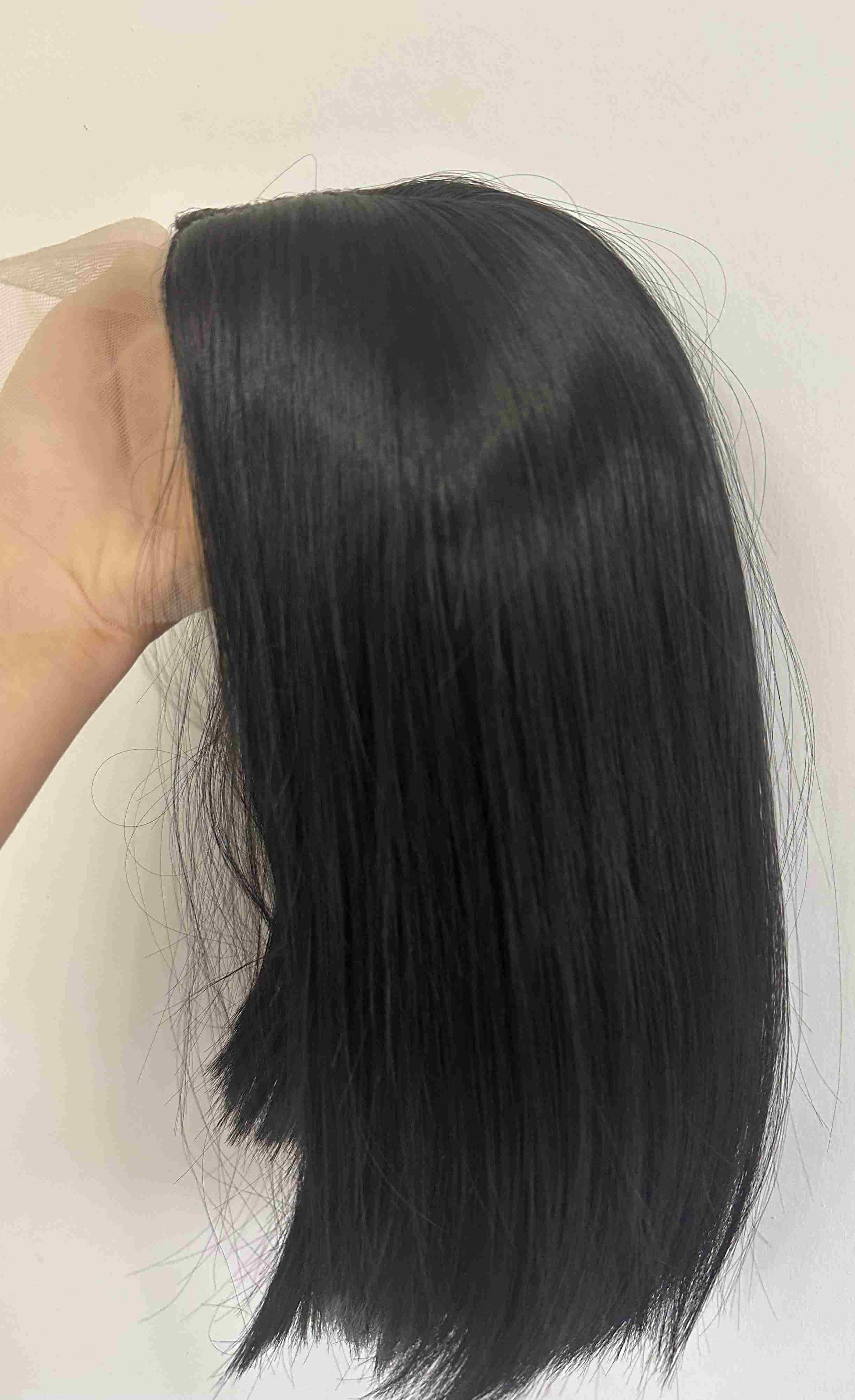 Bob Lace Front Wig Women 12 Inch Short Straight Bob Frontal Wigs  Hd Transparent Lace 200% Density Glueless Bob Wigs for Black Women