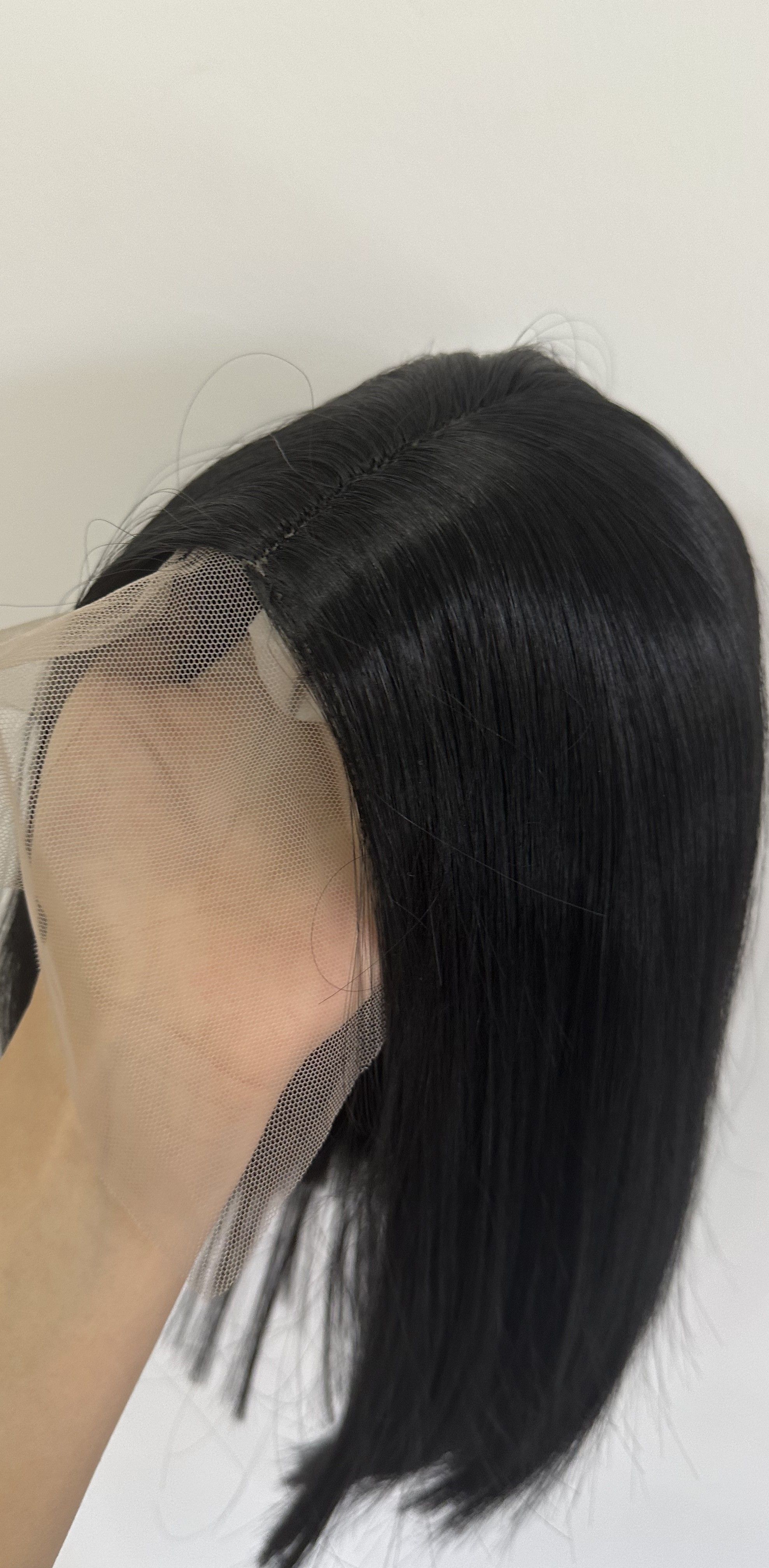 Bob Lace Front Wig Women 12 Inch Short Straight Bob Frontal Wigs  Hd Transparent Lace 200% Density Glueless Bob Wigs for Black Women