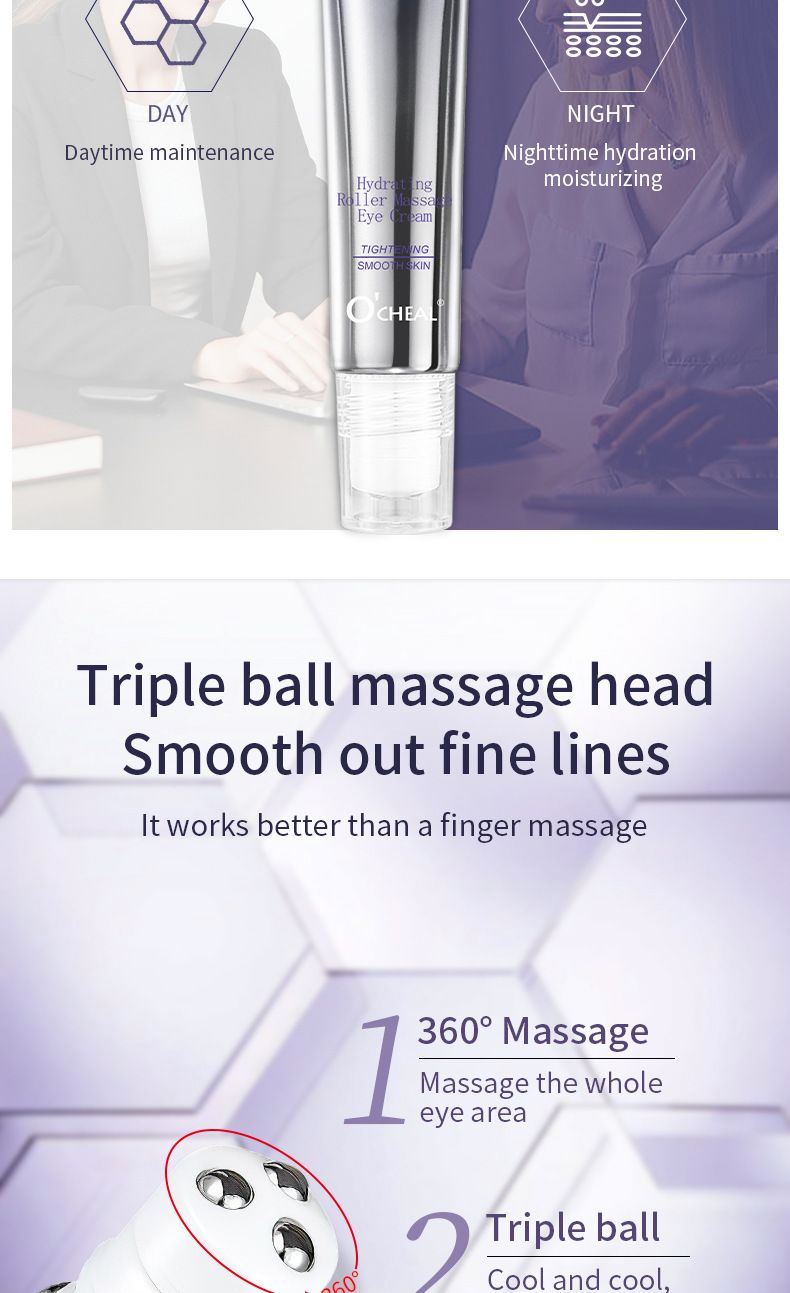 Retinol Under Eye Cream - Cream for Men & Women, Dark Circles, Puffiness & Wrinkles, Anti-Aging Eye Cream for Fine Lines, 20G