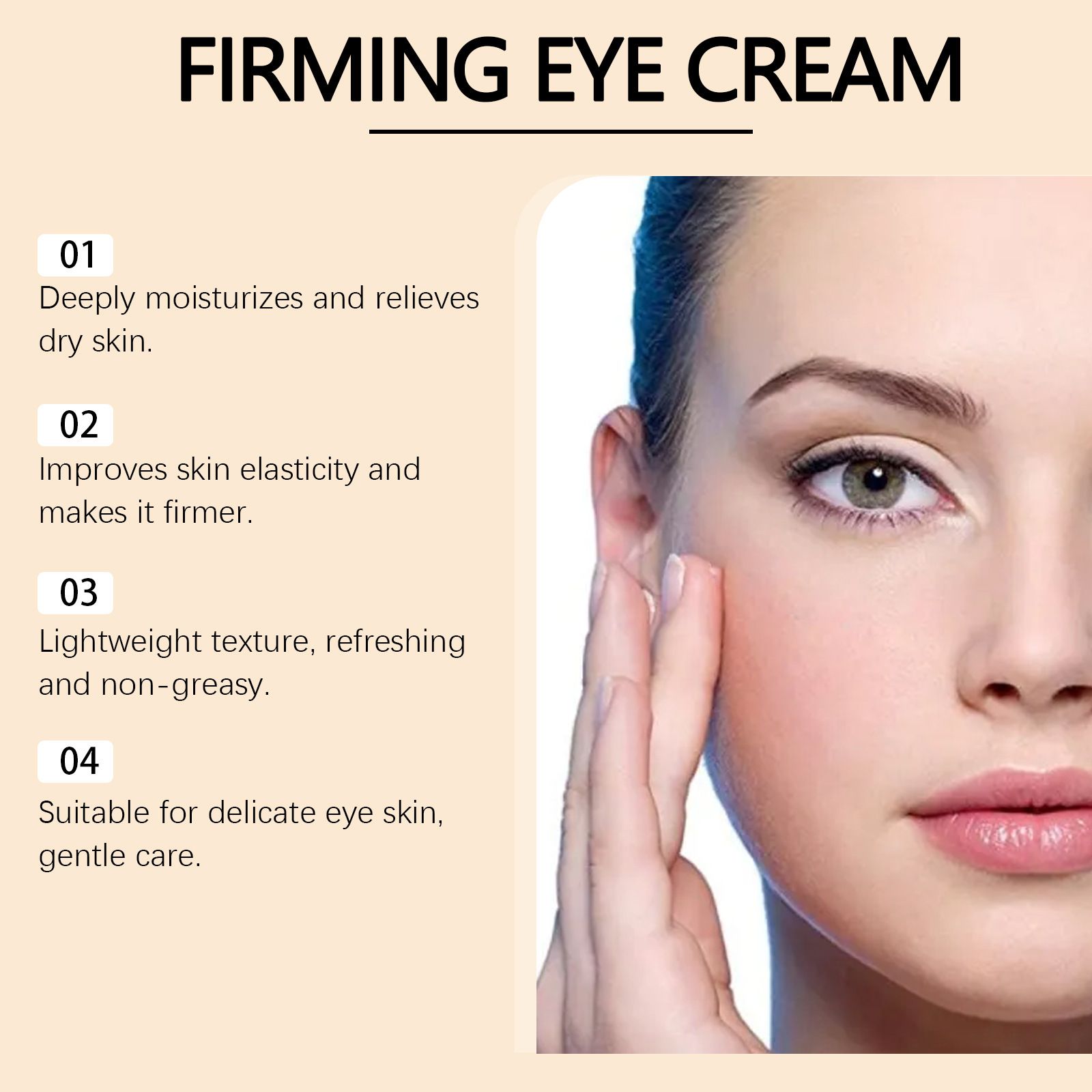 Bee Venom Eye Cream for Dark Circles & Wrinkles,Vitamin C & Honey Infused Under Eye Treatment, Firming & Hydrating Anti-Aging Eye Cream for Women & Men, Gentle for Sensitive Skin